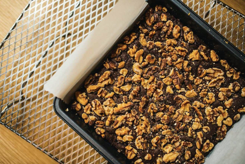 Vegan chocolate brownie